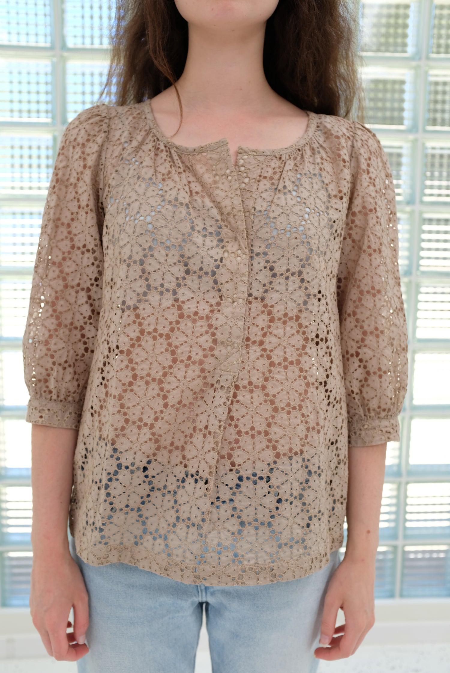 ORGANIC Lace Blouse / PRE WORN