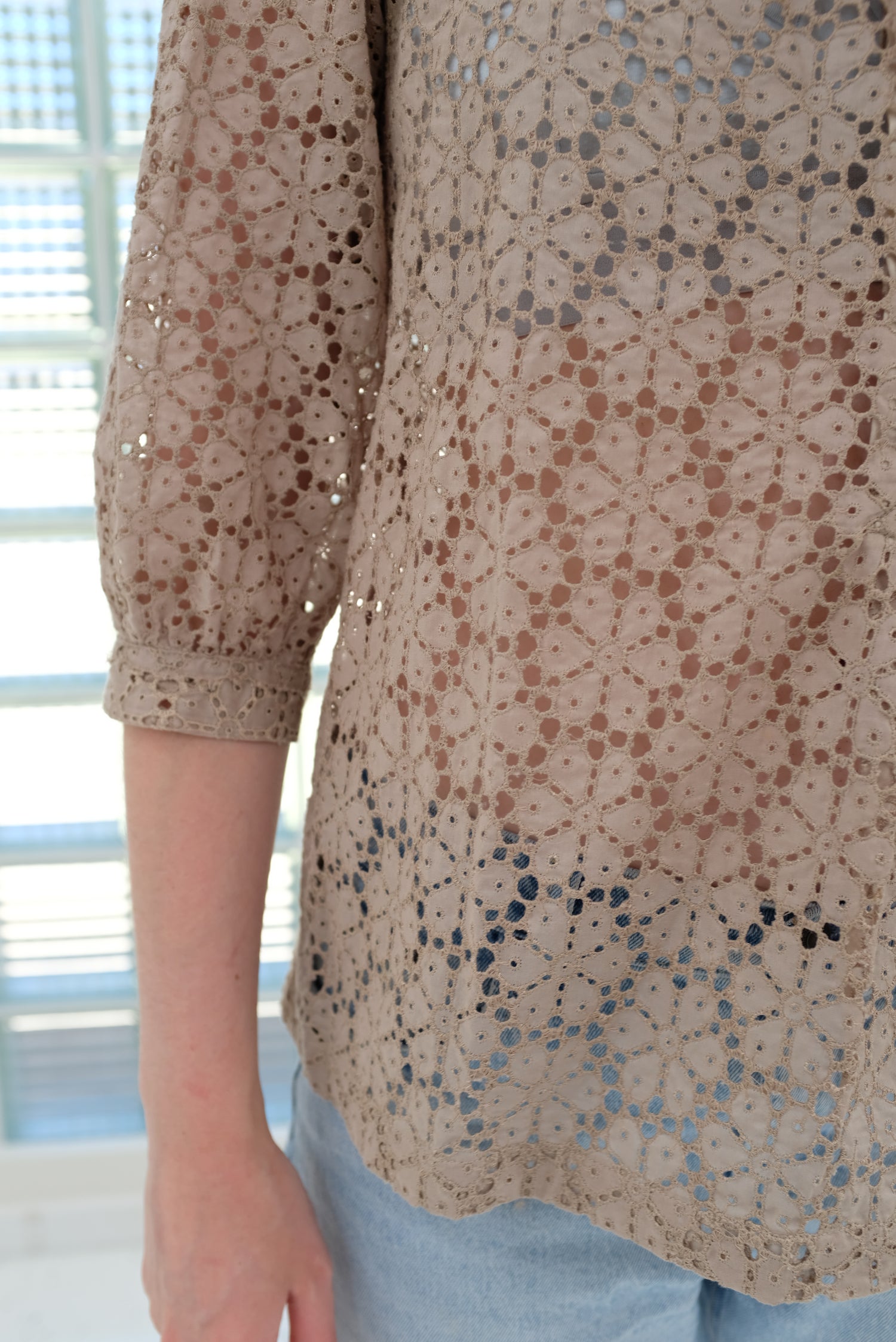 ORGANIC Lace Blouse / PRE WORN