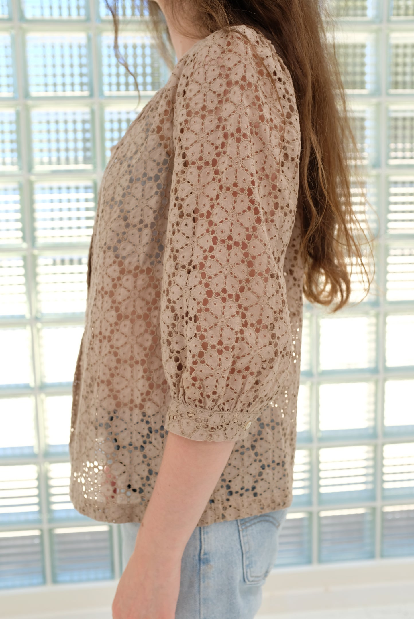 ORGANIC Lace Blouse / PRE WORN