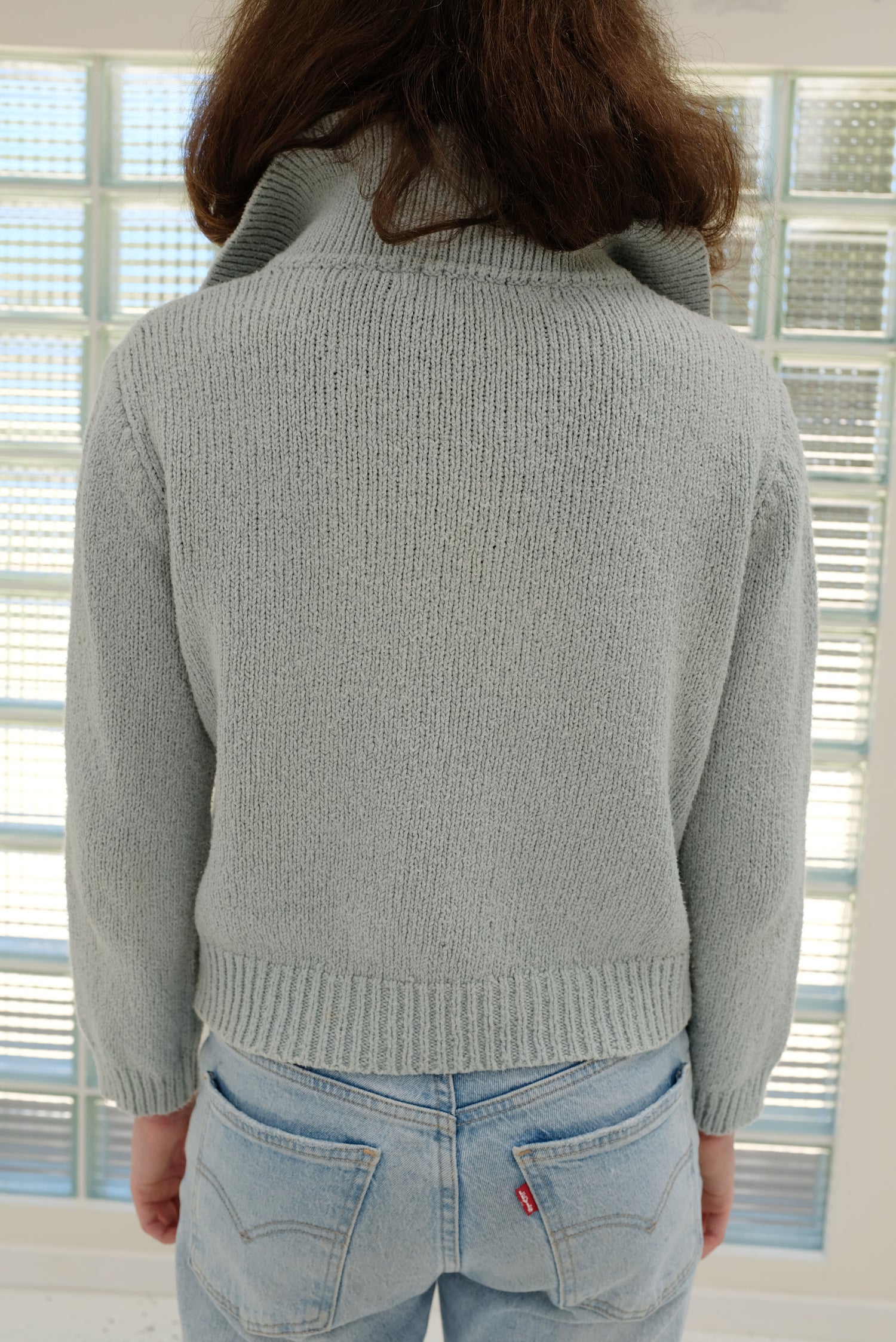 Beklina Knit Polo Sky / Preworn