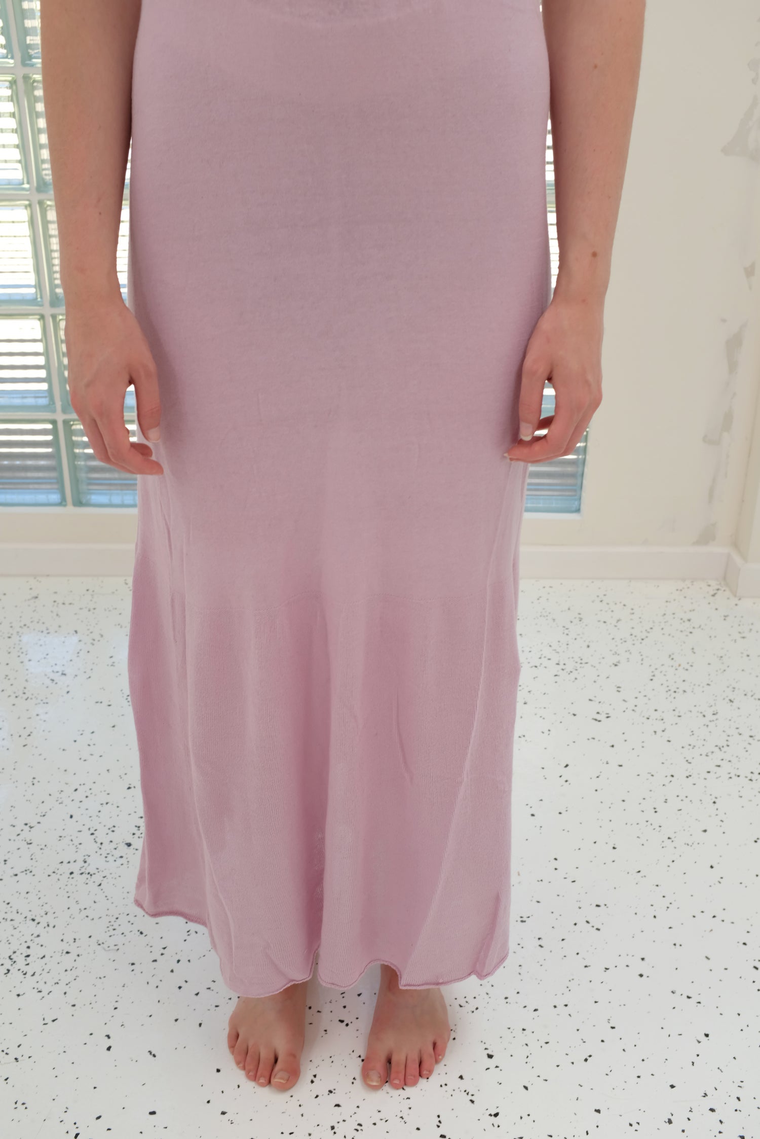 Beklina Cotton Tank Dress Lilac / Sample