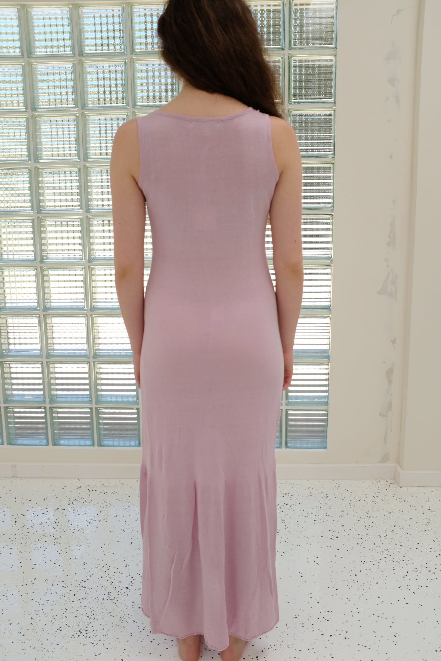 Beklina Cotton Tank Dress Lilac / Sample