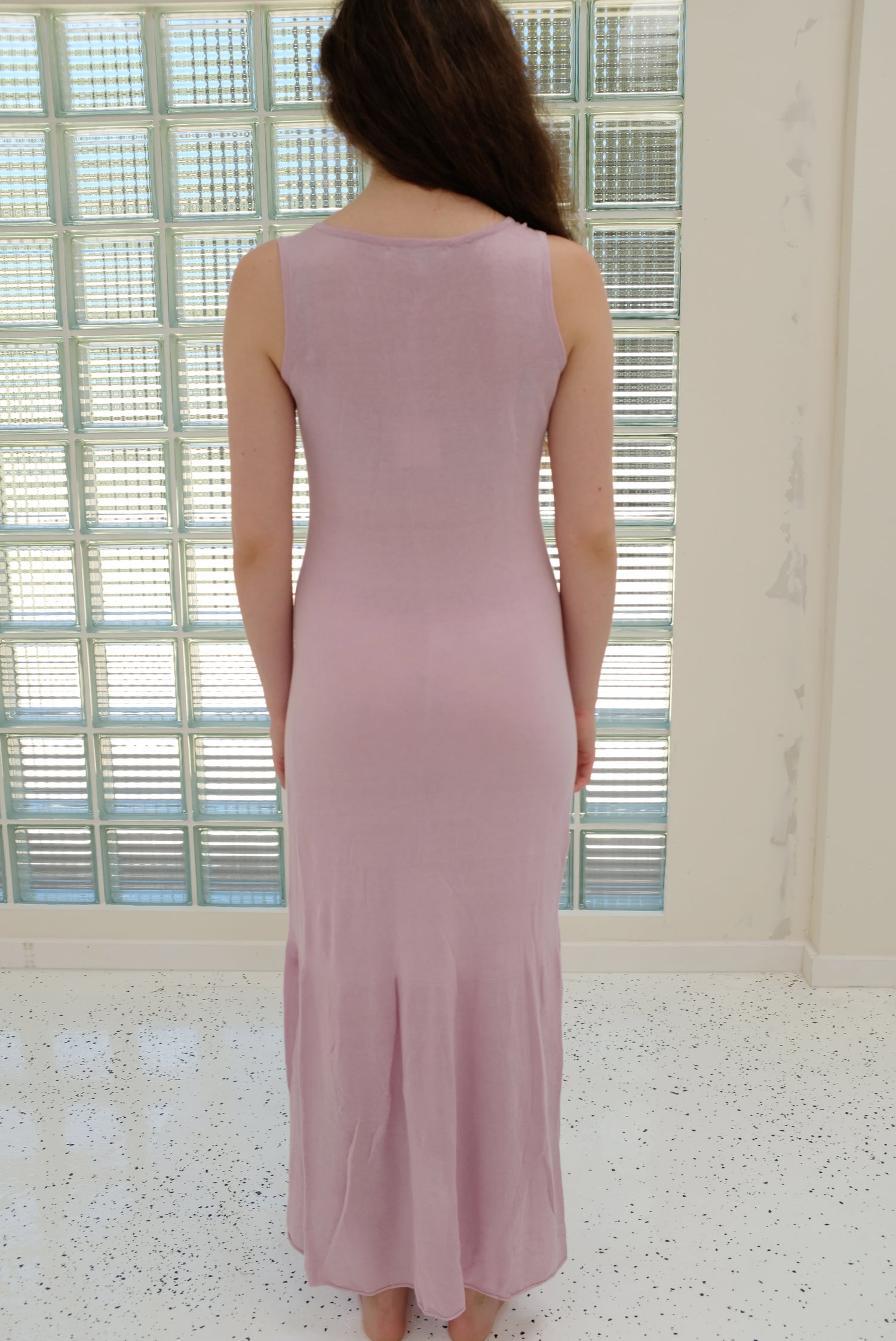 Beklina Cotton Tank Dress Lilac / Sample