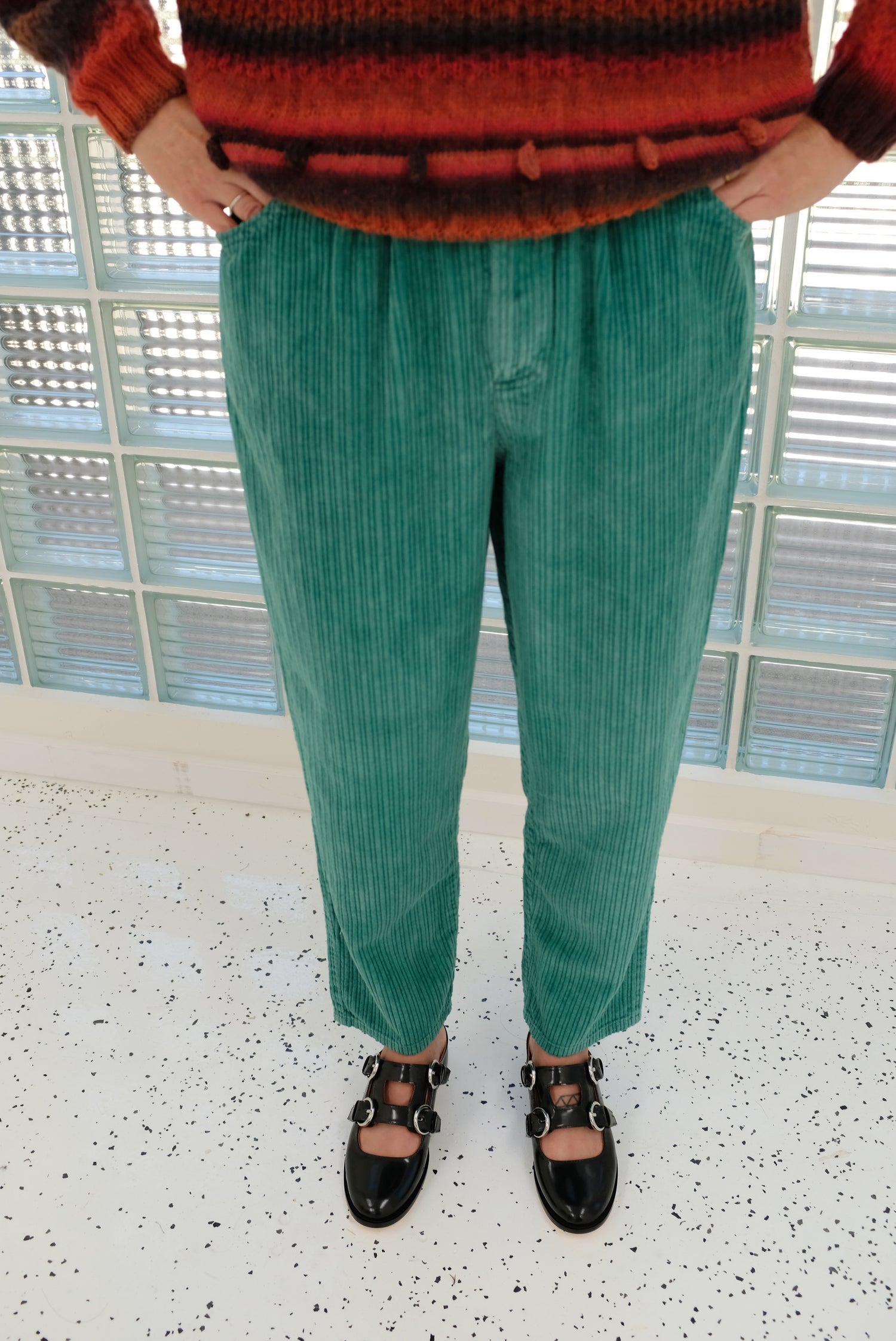 Anntian Corduroy Pant Forest