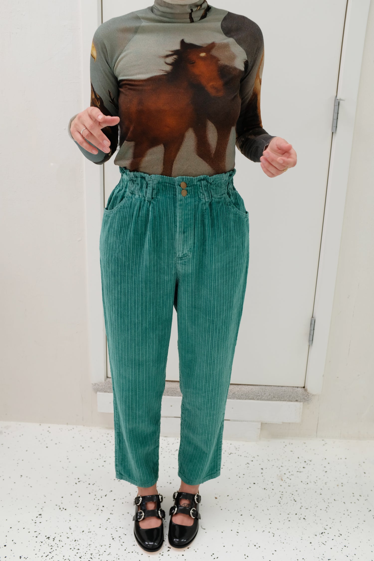 Anntian Corduroy Pant Forest
