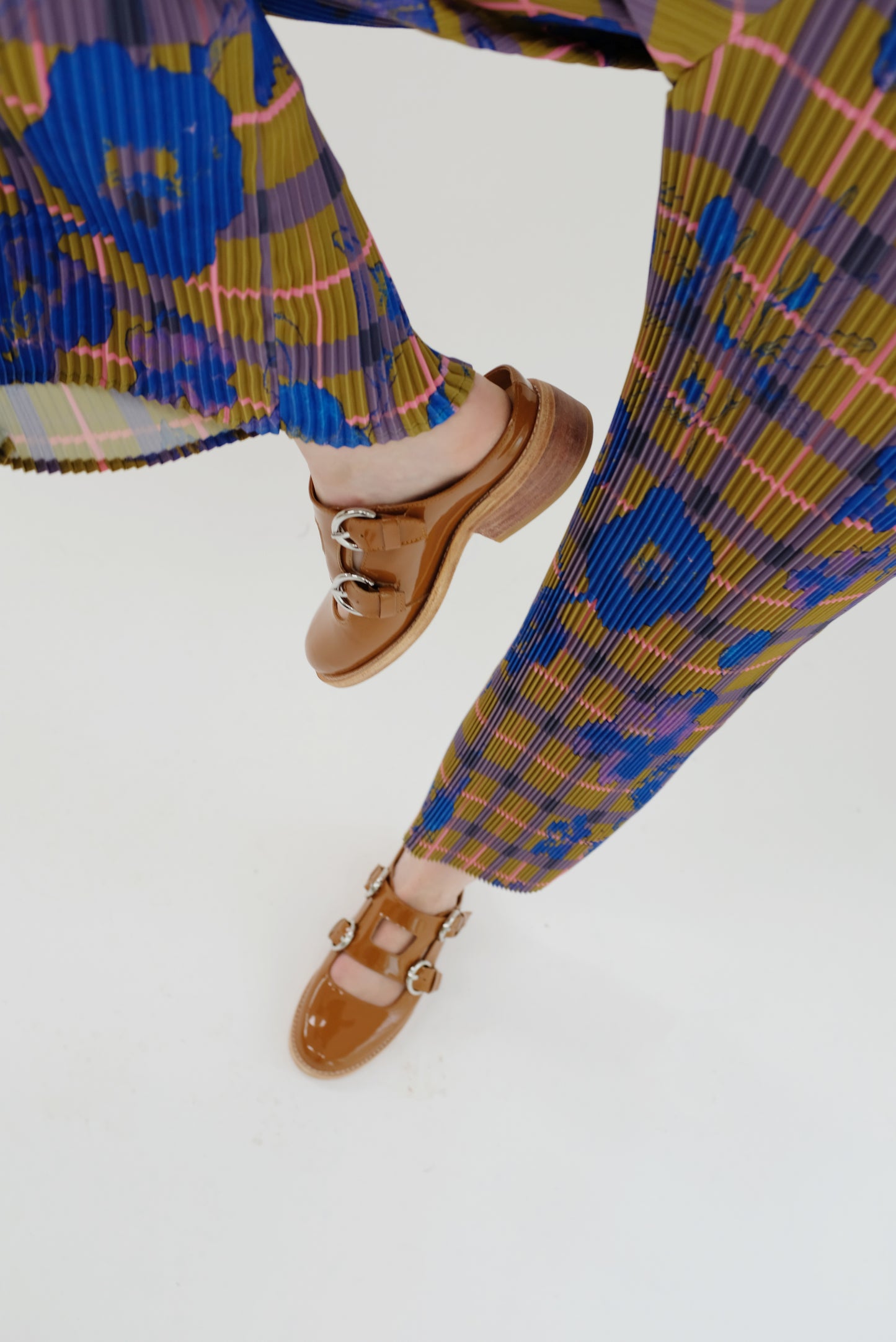 Beklina Quatro Buckle Mule Caramel