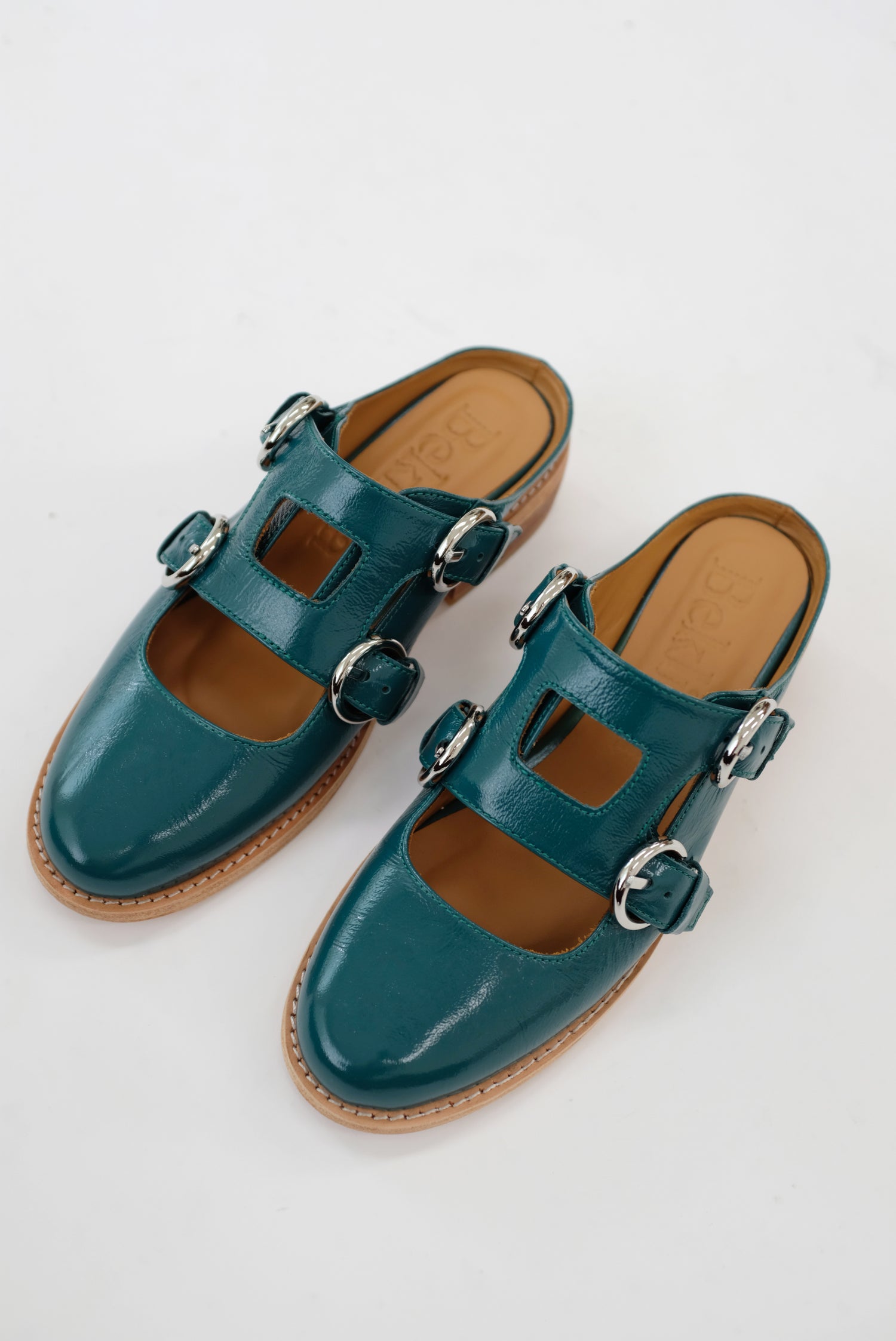 Beklina Quatro Buckle Mule Cypress