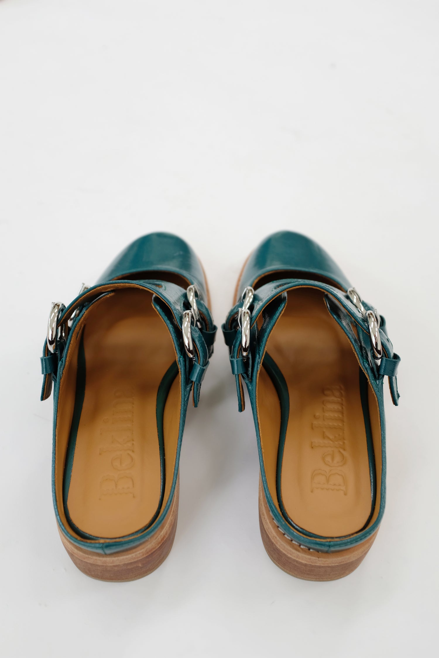 Beklina Quatro Buckle Mule Cypress