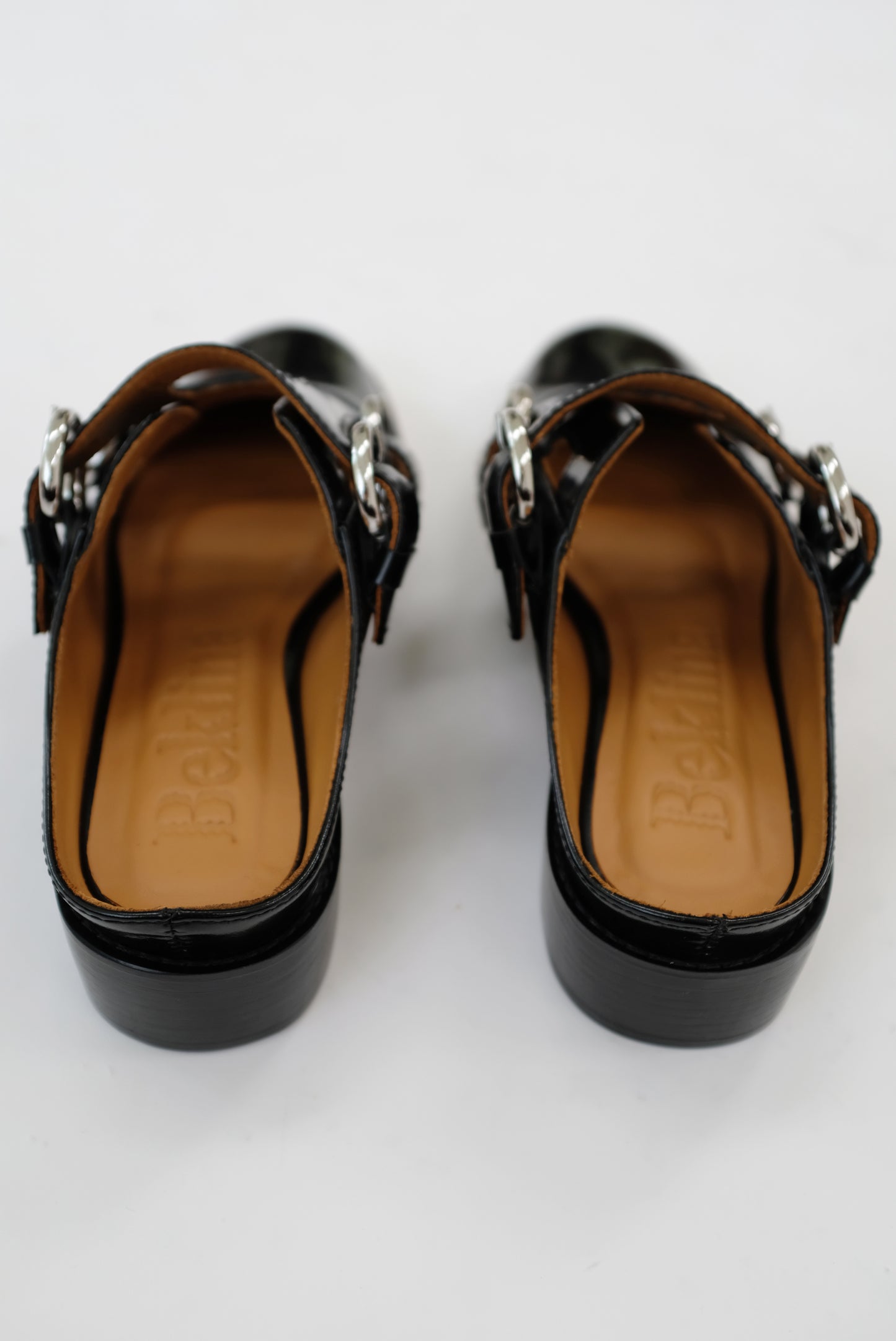 Beklina Quatro Buckle Mule Black