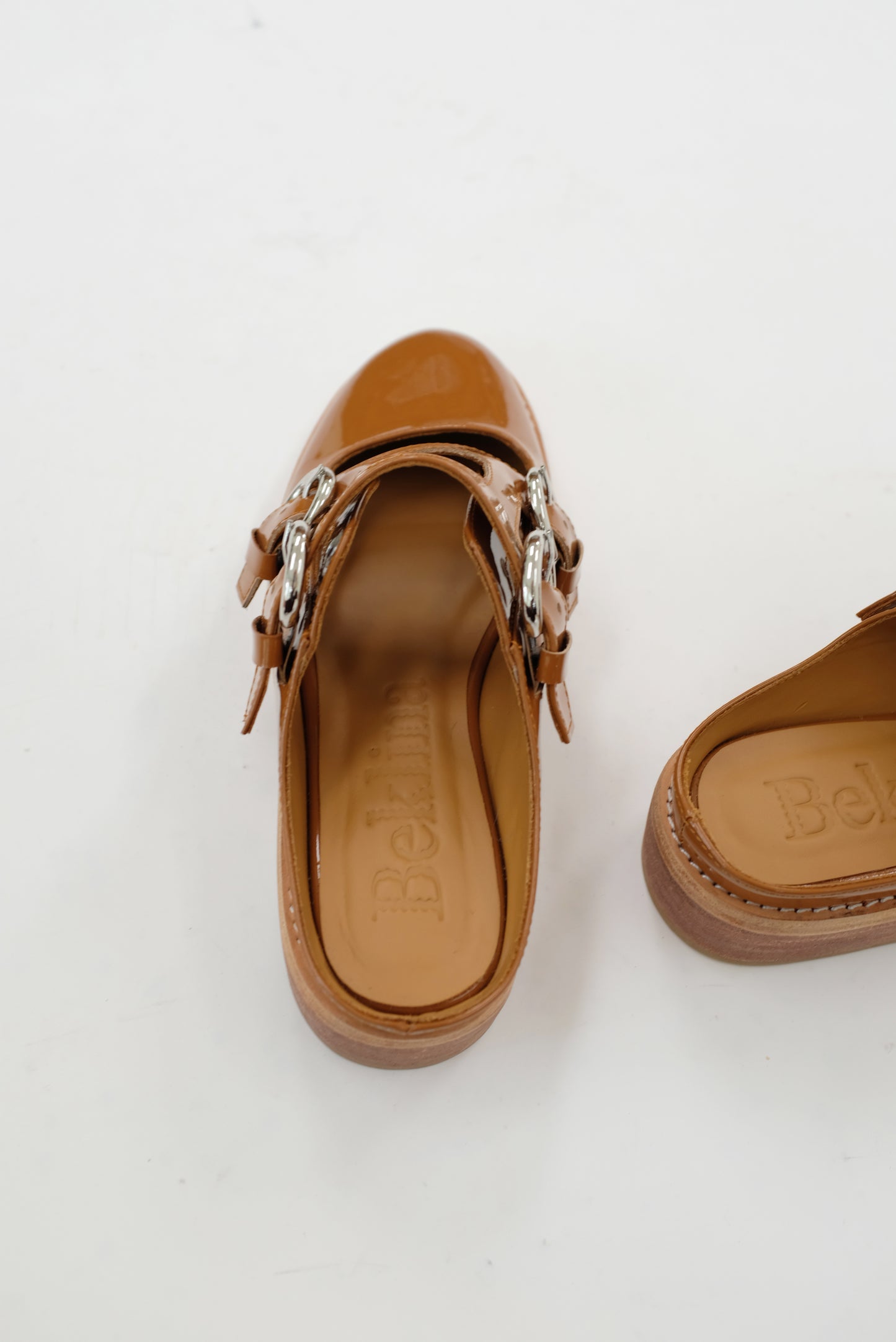 Beklina Quatro Buckle Mule Caramel