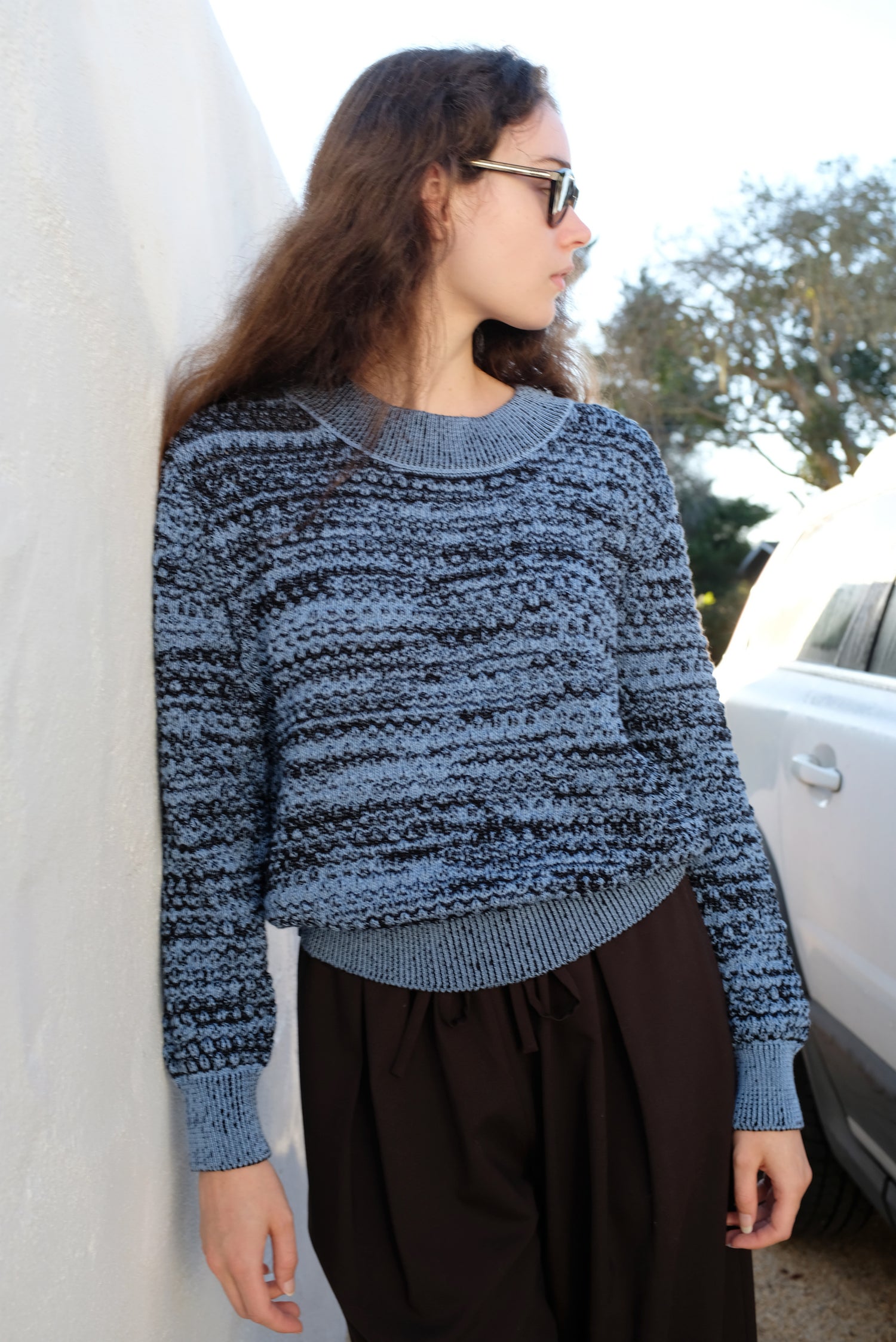 Beklina Mar Monte Sweater Denim/Black