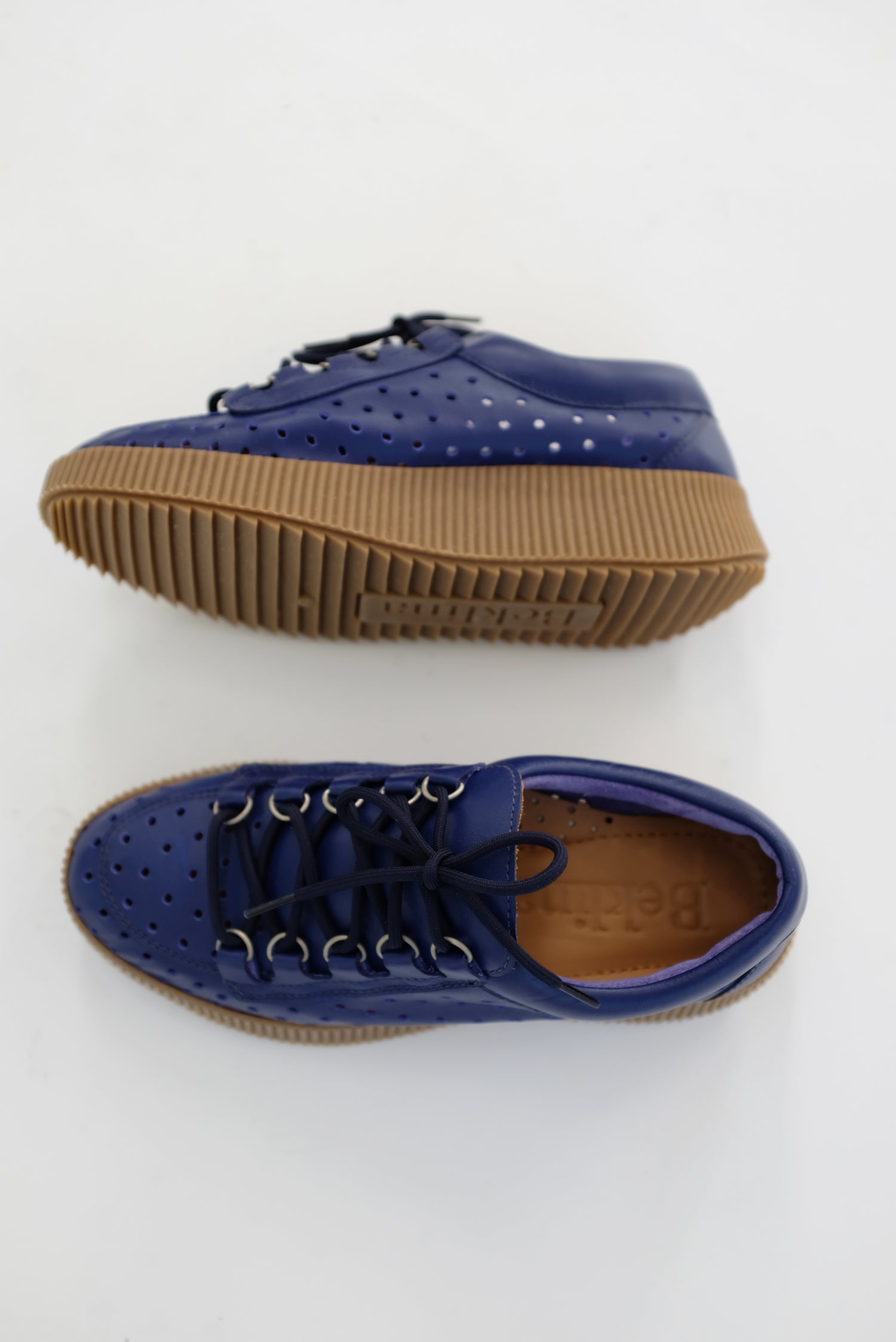 Beklina Pensionata Perforated Lace Up Lapis