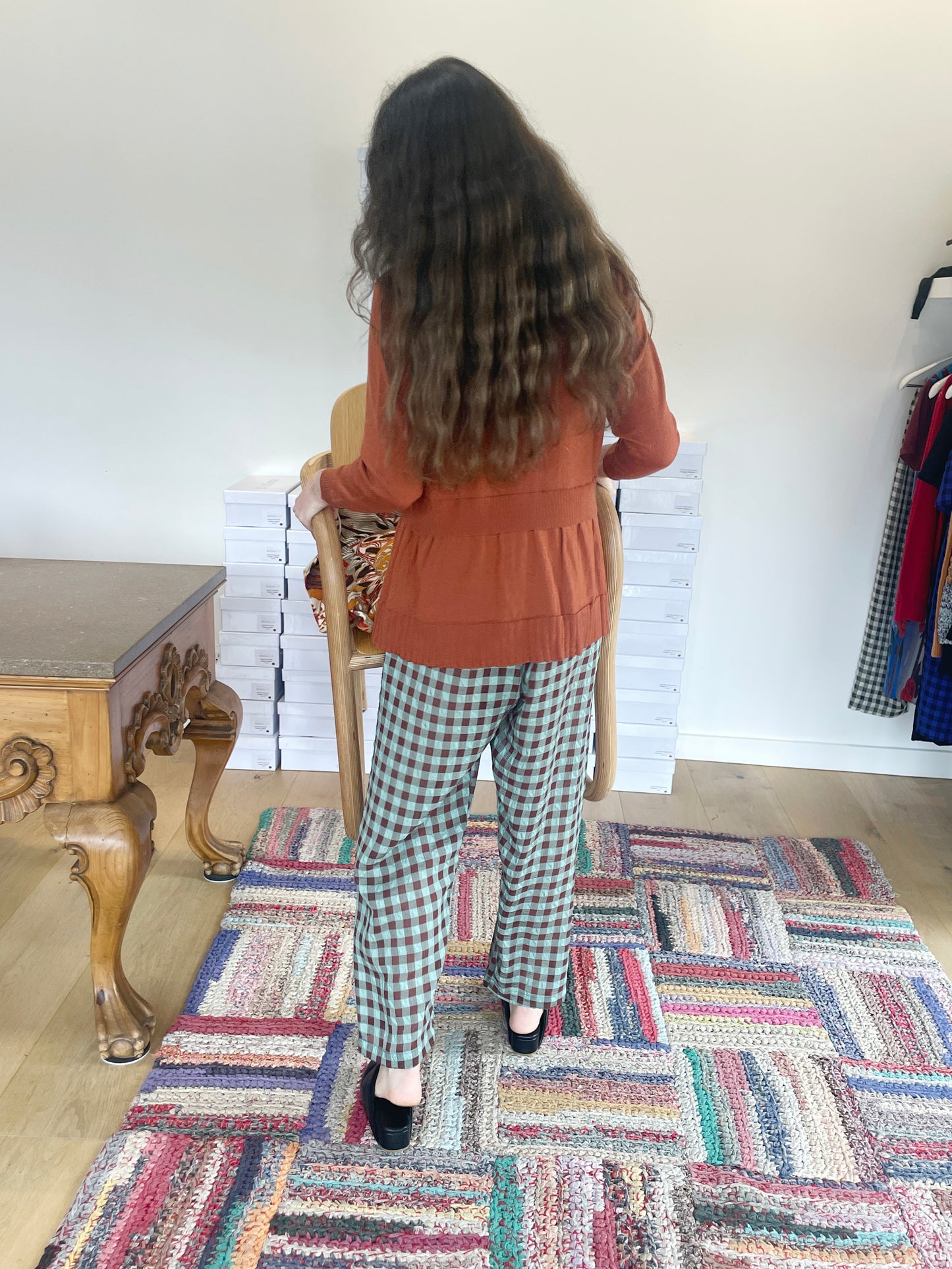 Beklina Merino Fattoria Pullover Terracotta