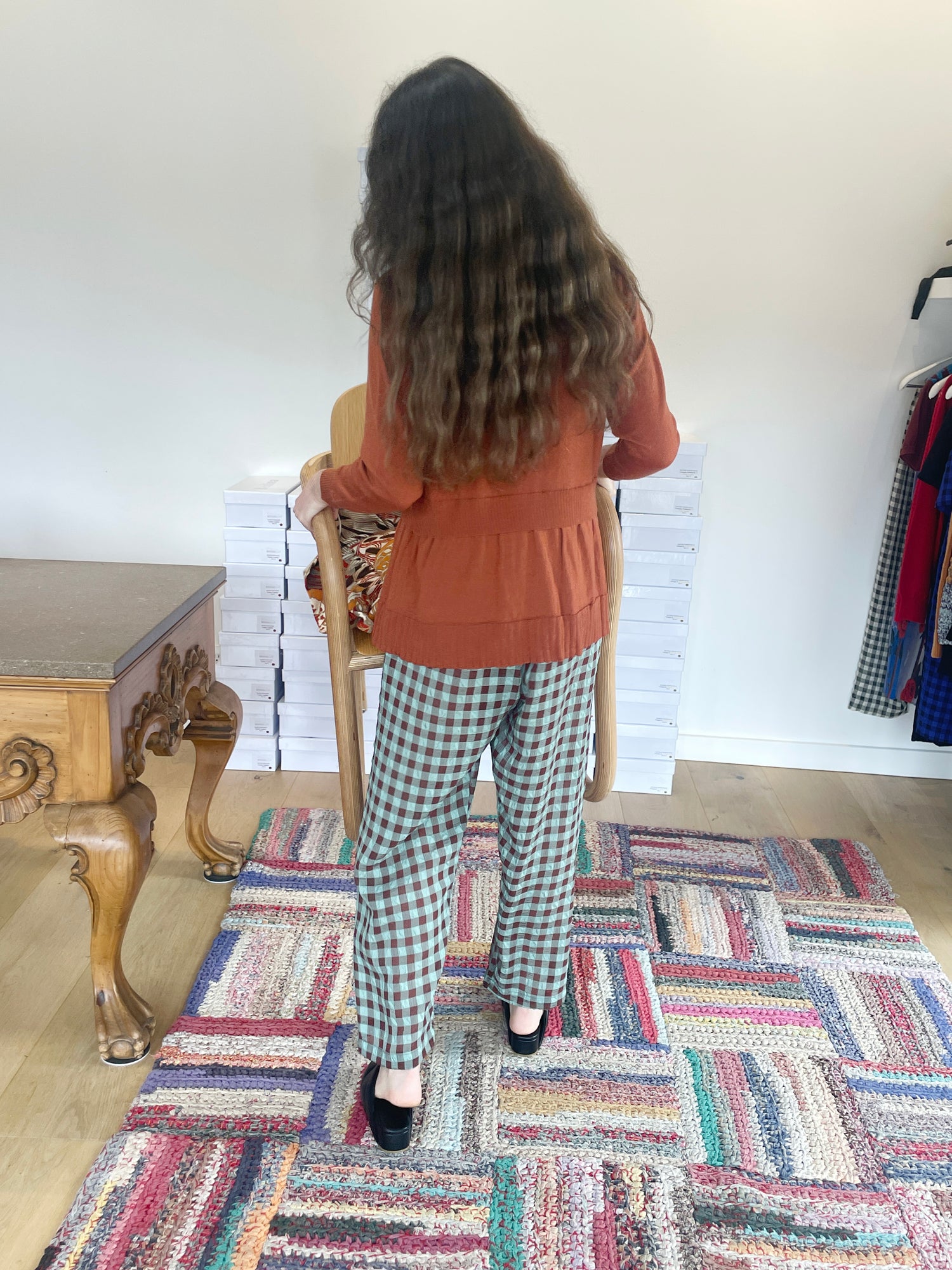 Beklina Merino Fattoria Pullover Terracotta