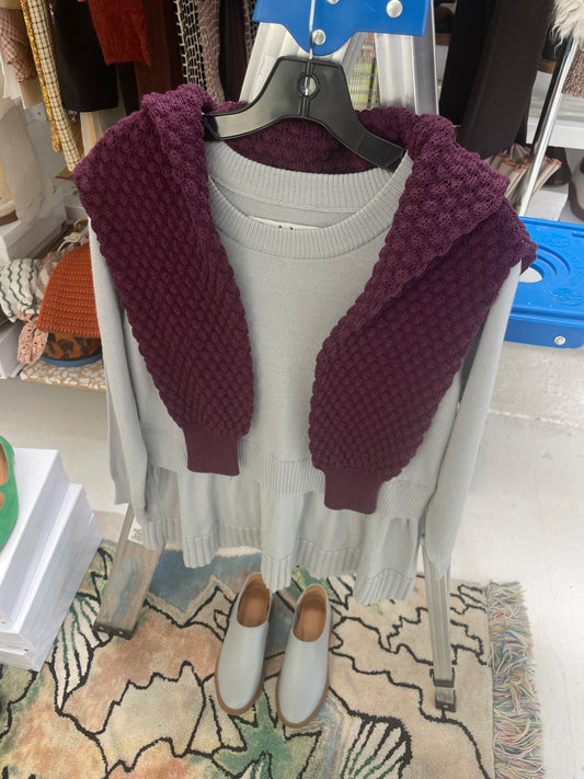 Beklina Merino Fattoria Pullover Grey