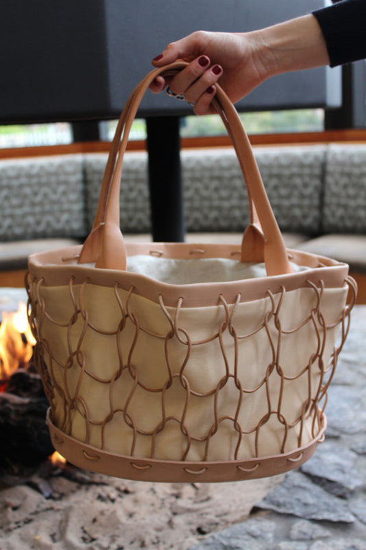 Eatable of Many Orders Charcuterie Bag Natural At Beklina