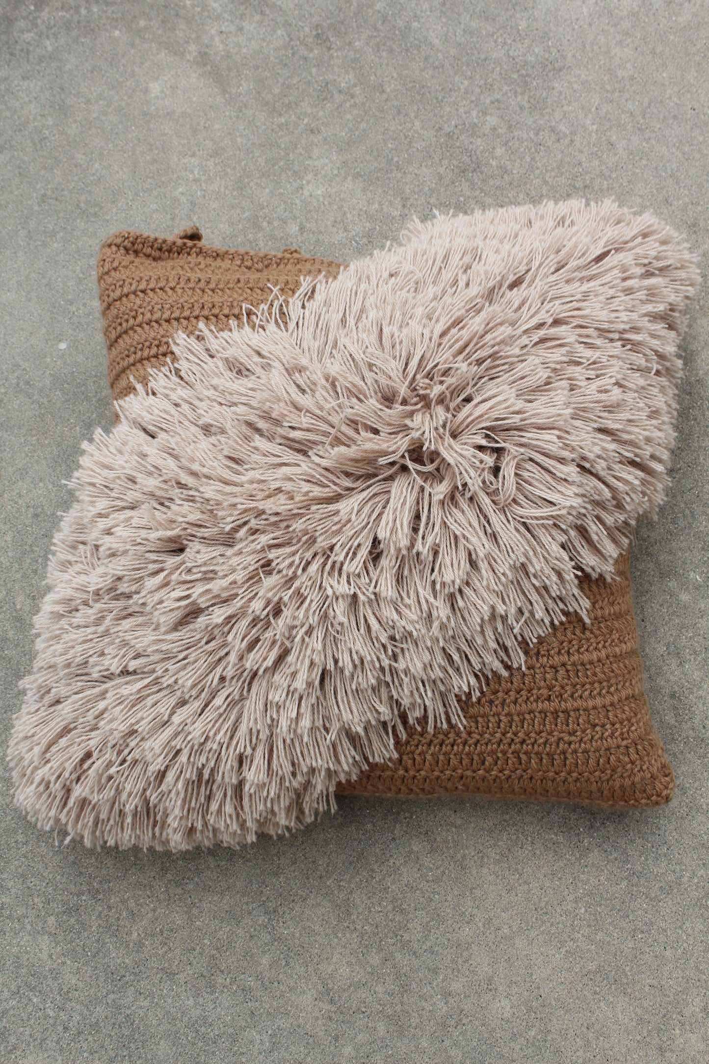 Alpaca Handmade Alta Fringe Pillow Coco