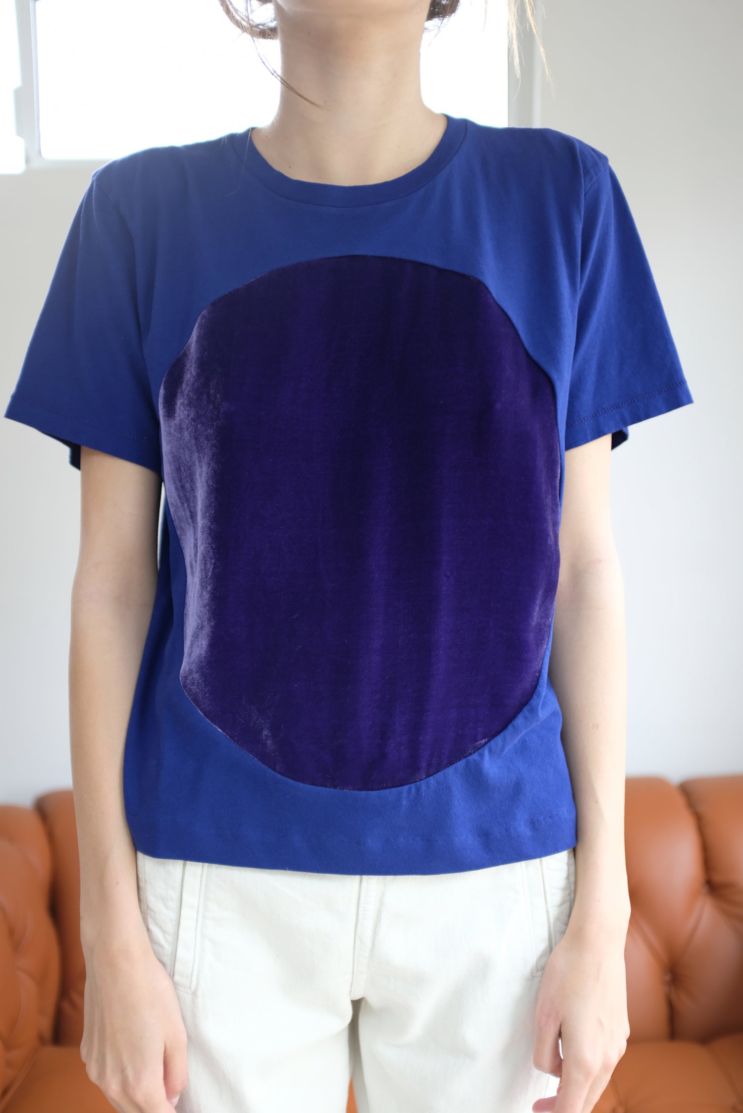 Correll Correll Velvet Circle T Shirt Purple