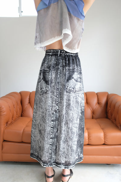 スカート FAKE PRINT MULTI LOGO DENIM SKIRT FAKE PRINT MULTI LOGO DENIM SKIRT | bape.com