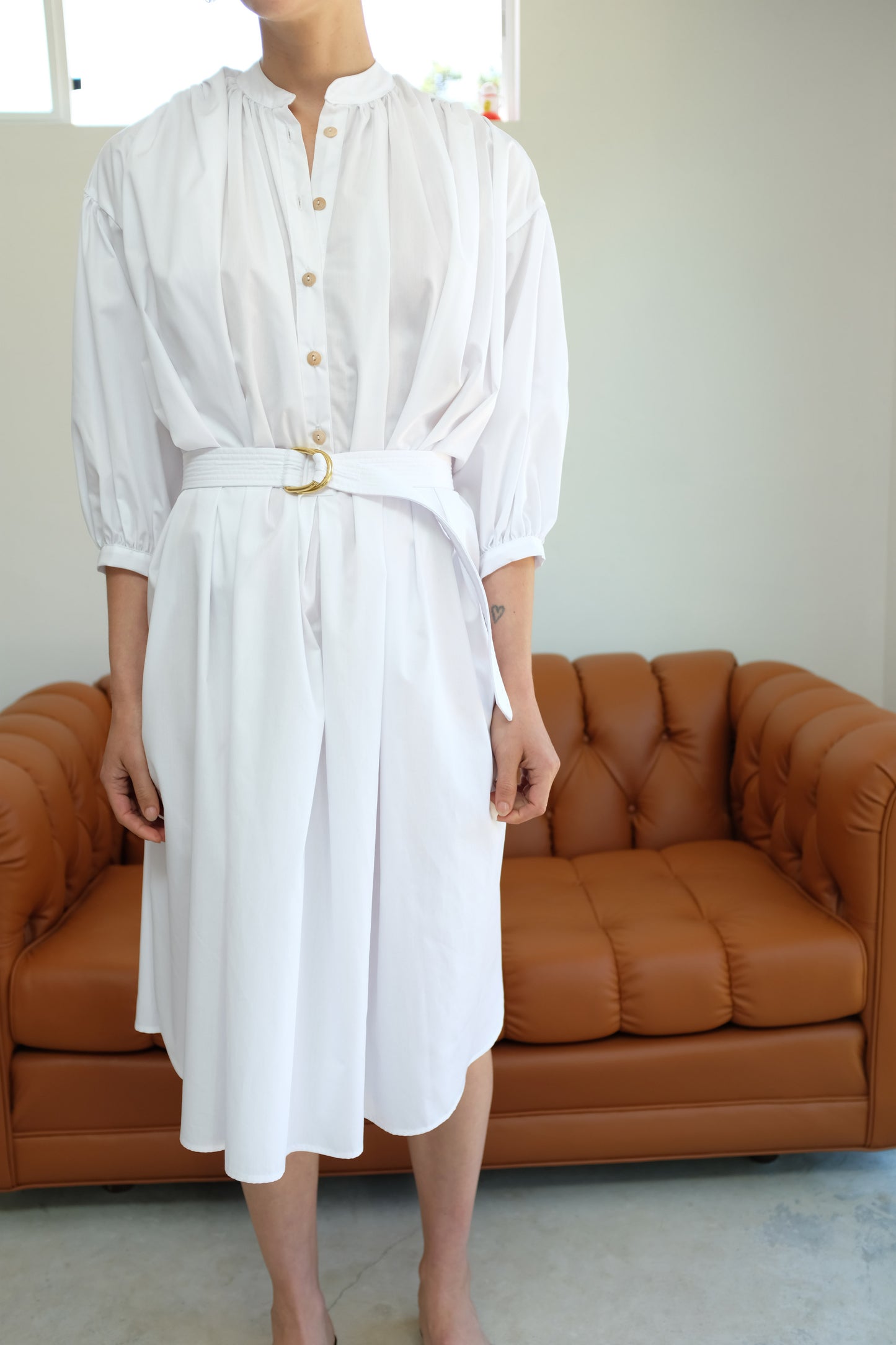 Beklina Tondo Dress White