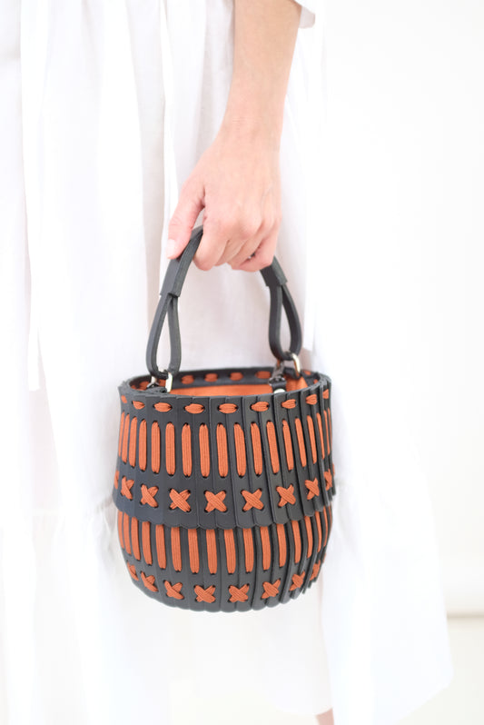 Hatori Basket Black and Rust
