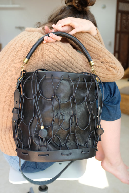 Eatable of Many Orders Charcuterie Bag Black