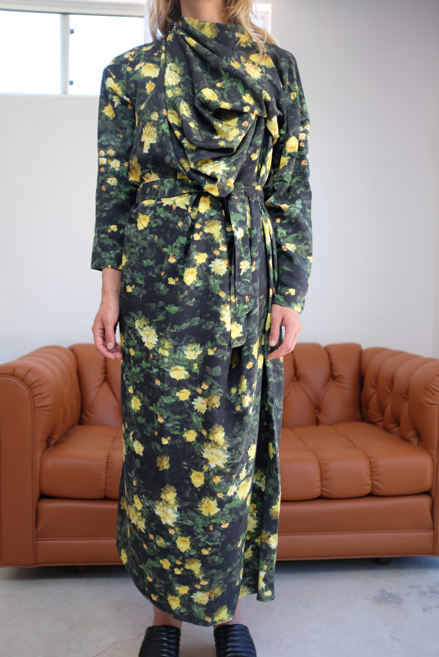 Anntian Silk Dress Print N