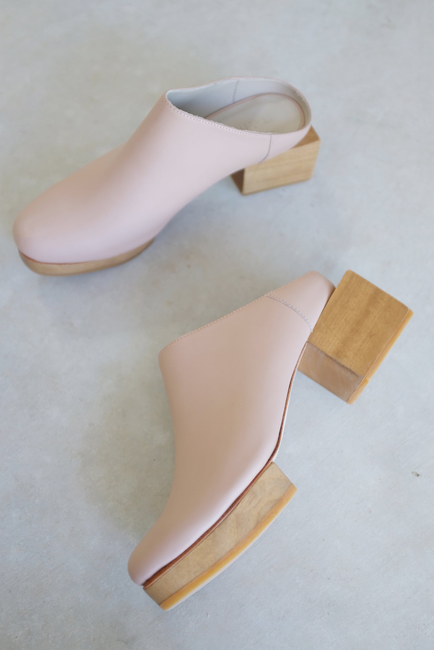 Beklina Matisse Platform Mules Buff