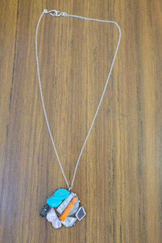 Nikki Couppee Multi Gemmed Necklace