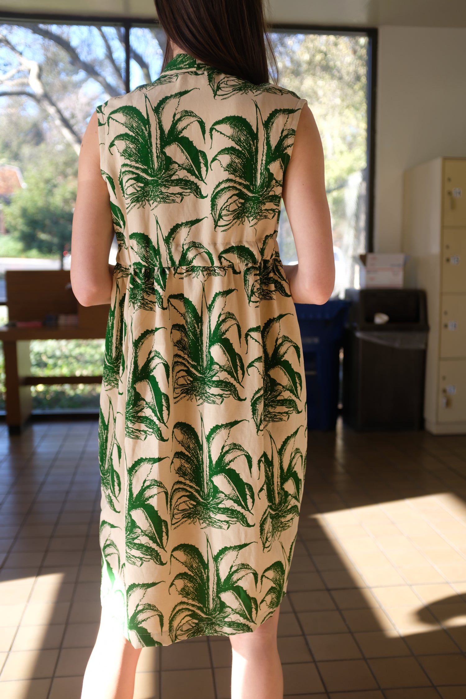 Beklina Nuevo Famoso Dress Aloe Print