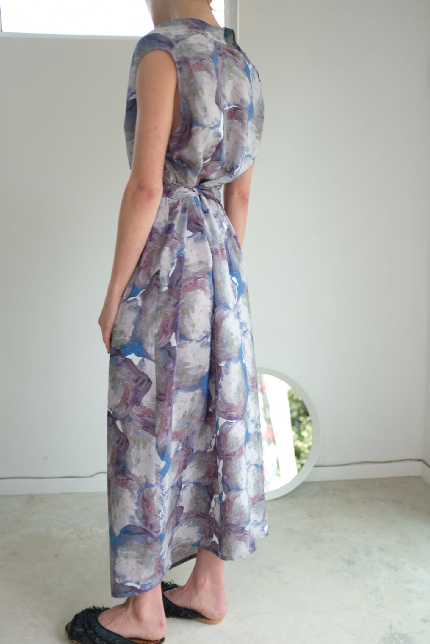 Anntian Wrapp Dress Print G-VV