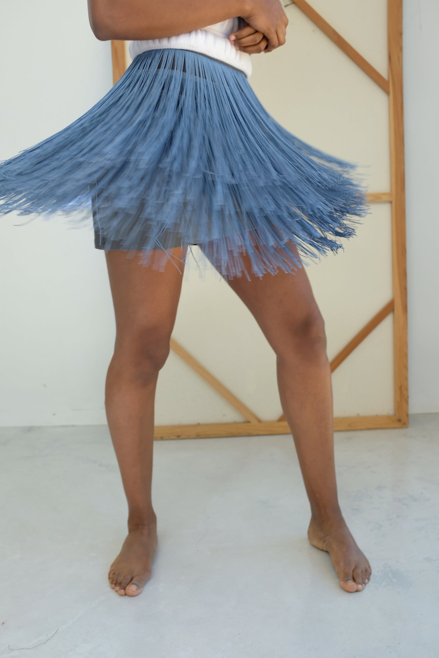 Rachel Comey Mini Gyre Skirt Periwinkle
