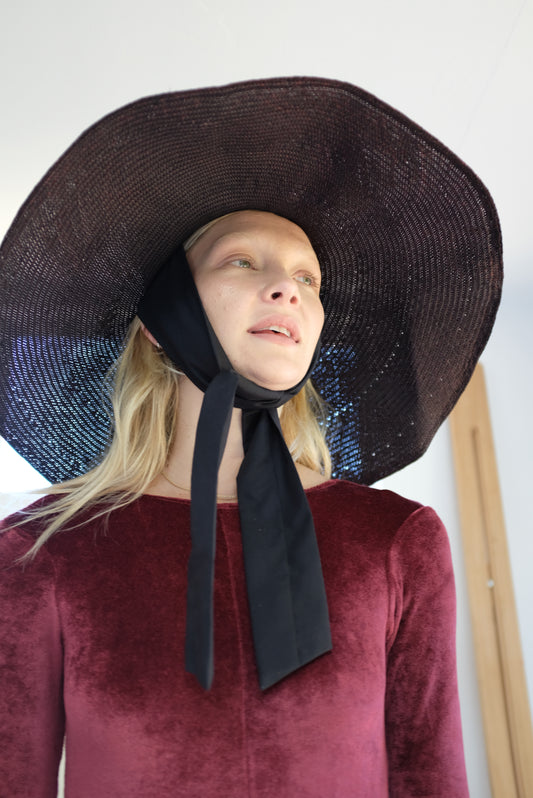 Beklina Straw Tie Hat Henna