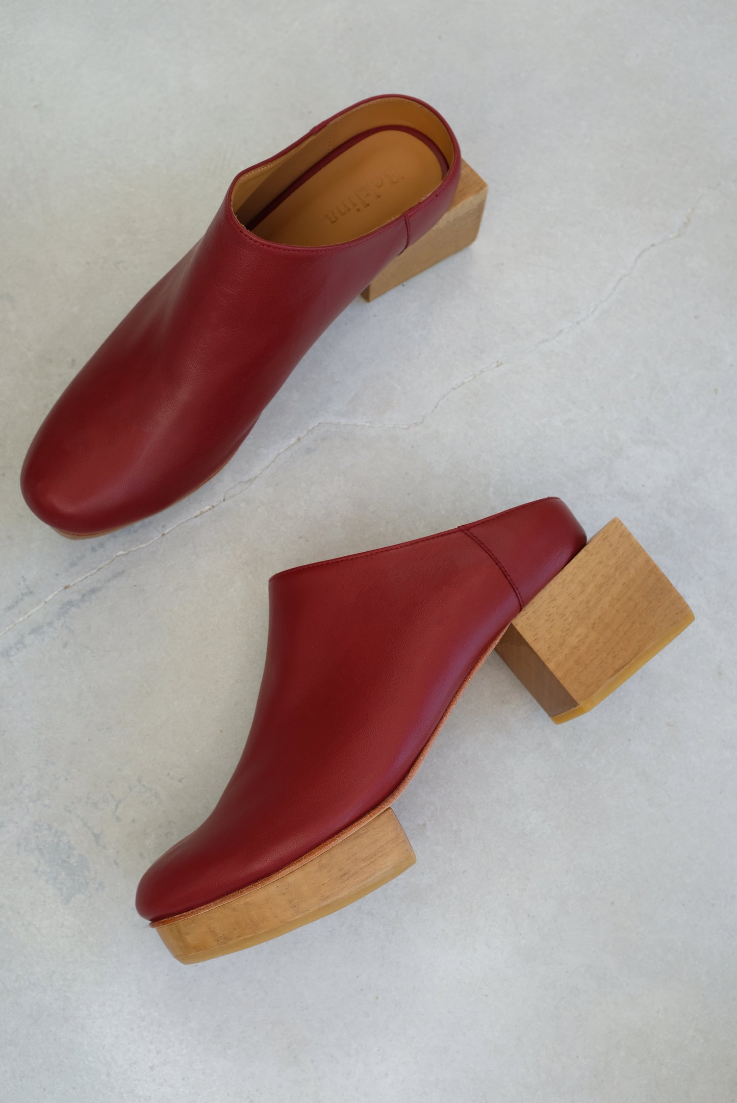 Beklina Matisse Platform Mules Blood - Main Image
