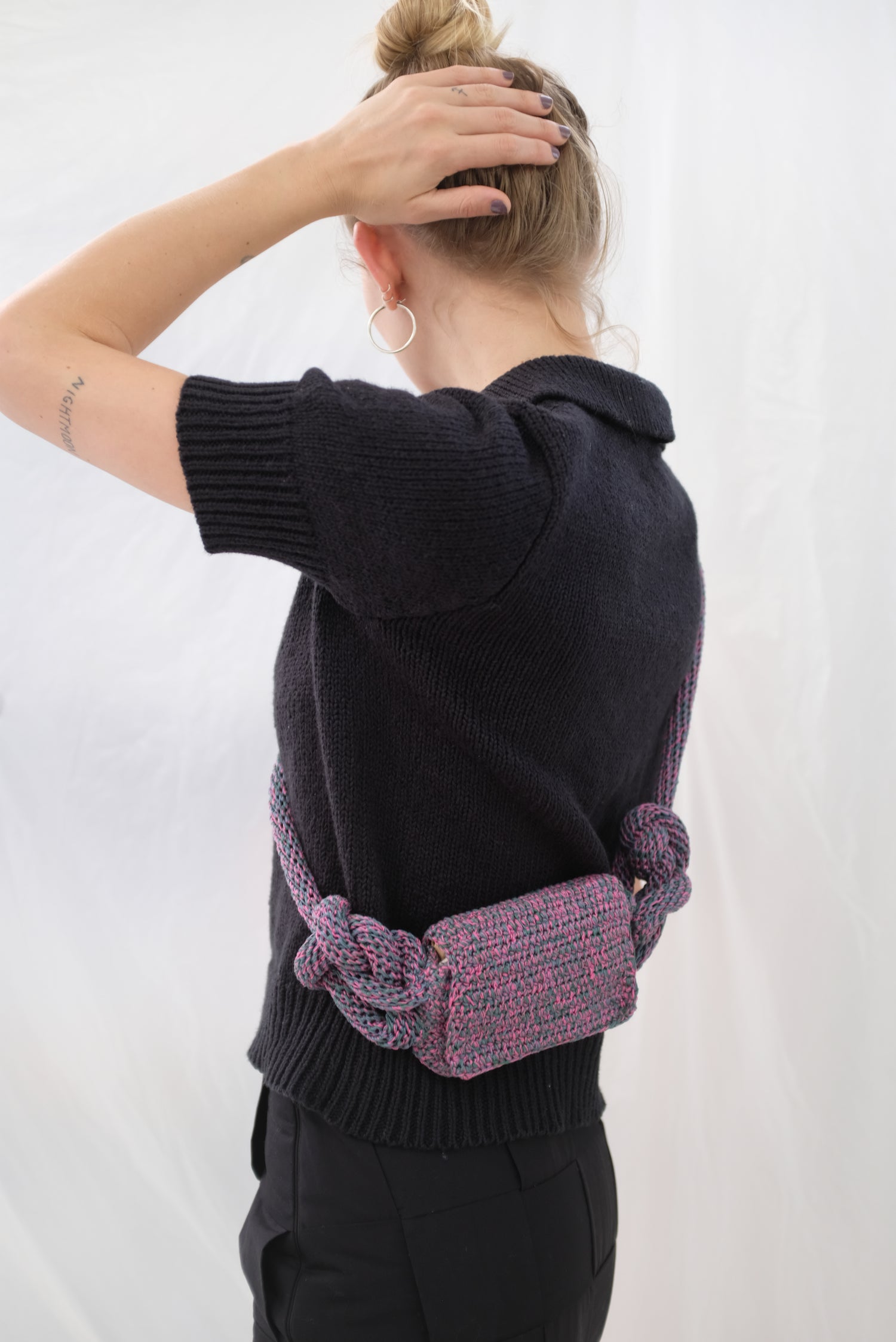Mozh Mozh Crochet Knots Waist Bag