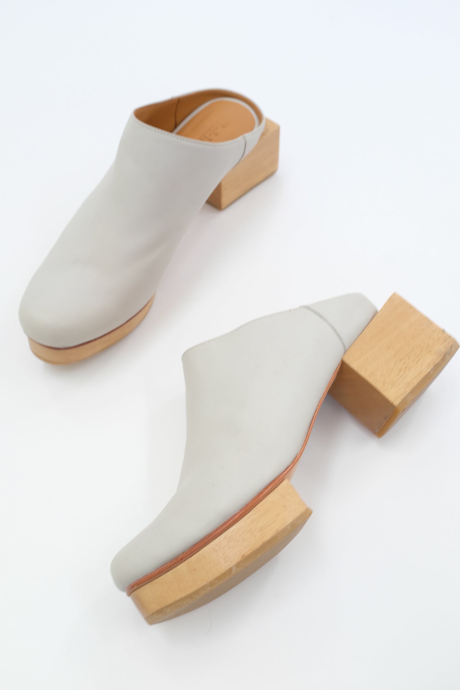 Beklina Matisse Platform Mules Soft Grey