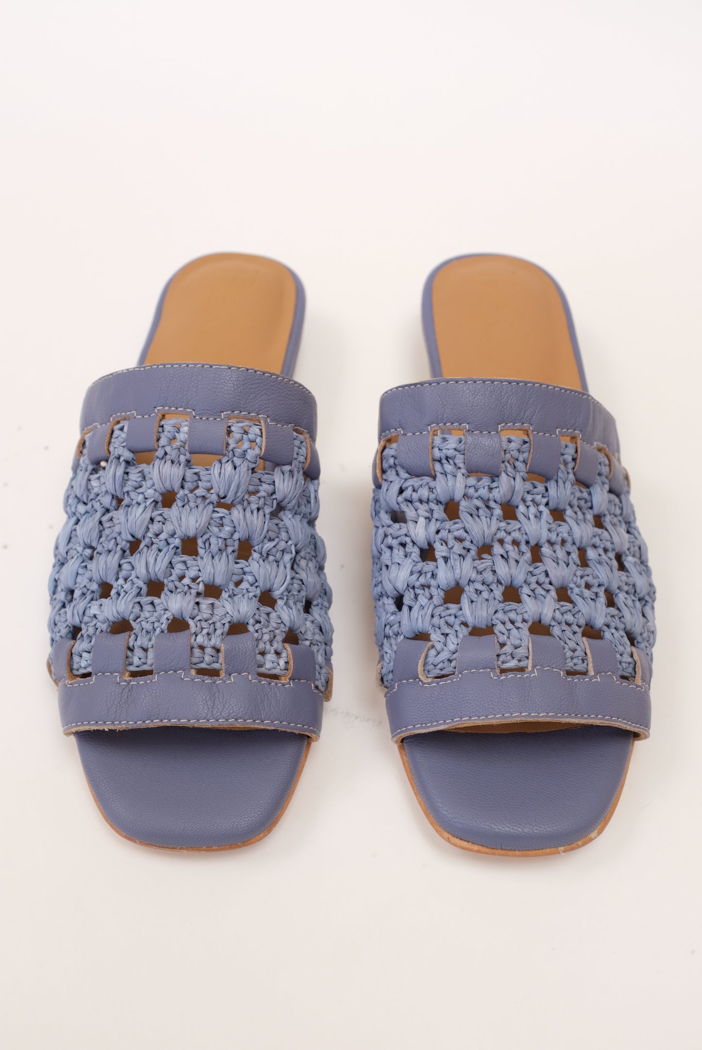 Beklina Crochet Flat Sandal Hydrangea