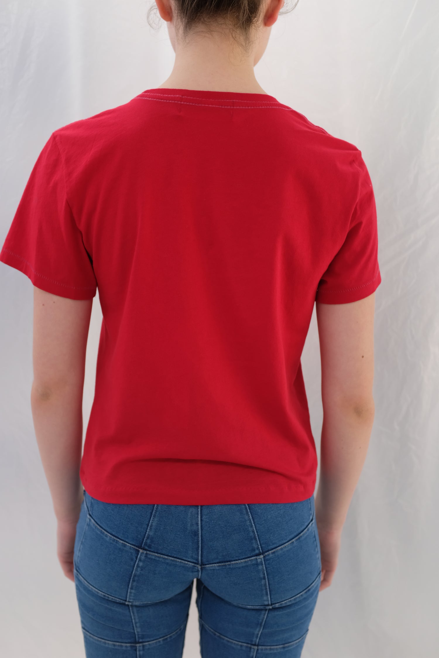 Correll Correll Velvet Circle T Shirt Red