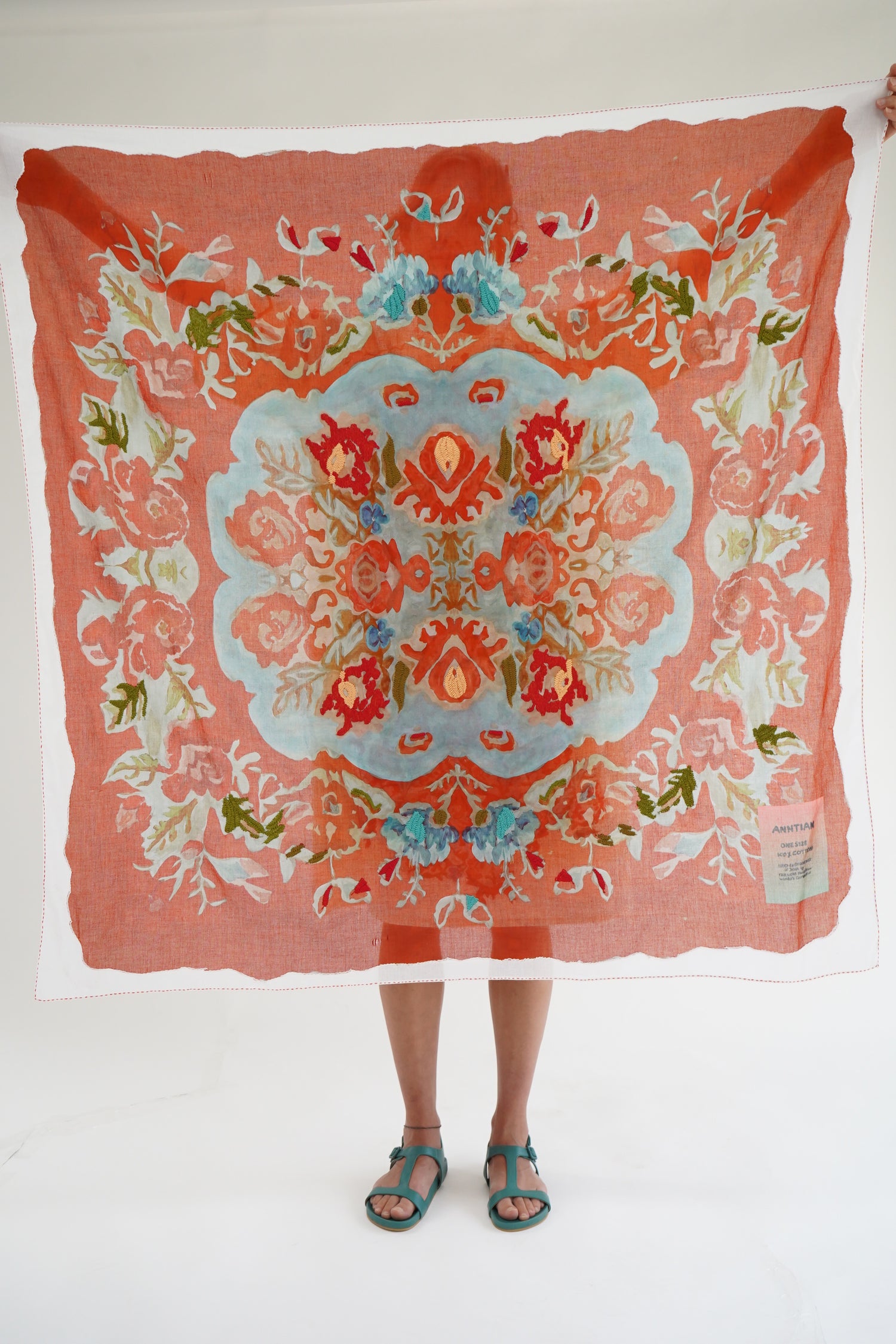Anntian Flower Paint Scarf