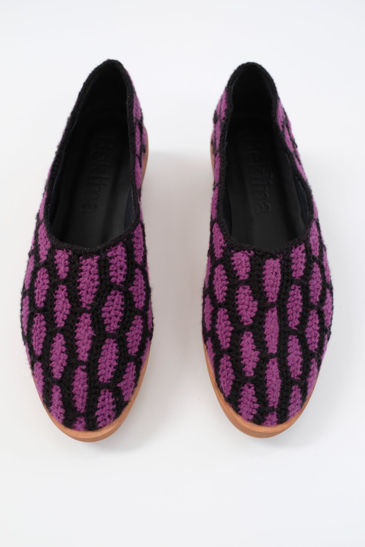 Beklina Aya Crochet Platform Black/Iris