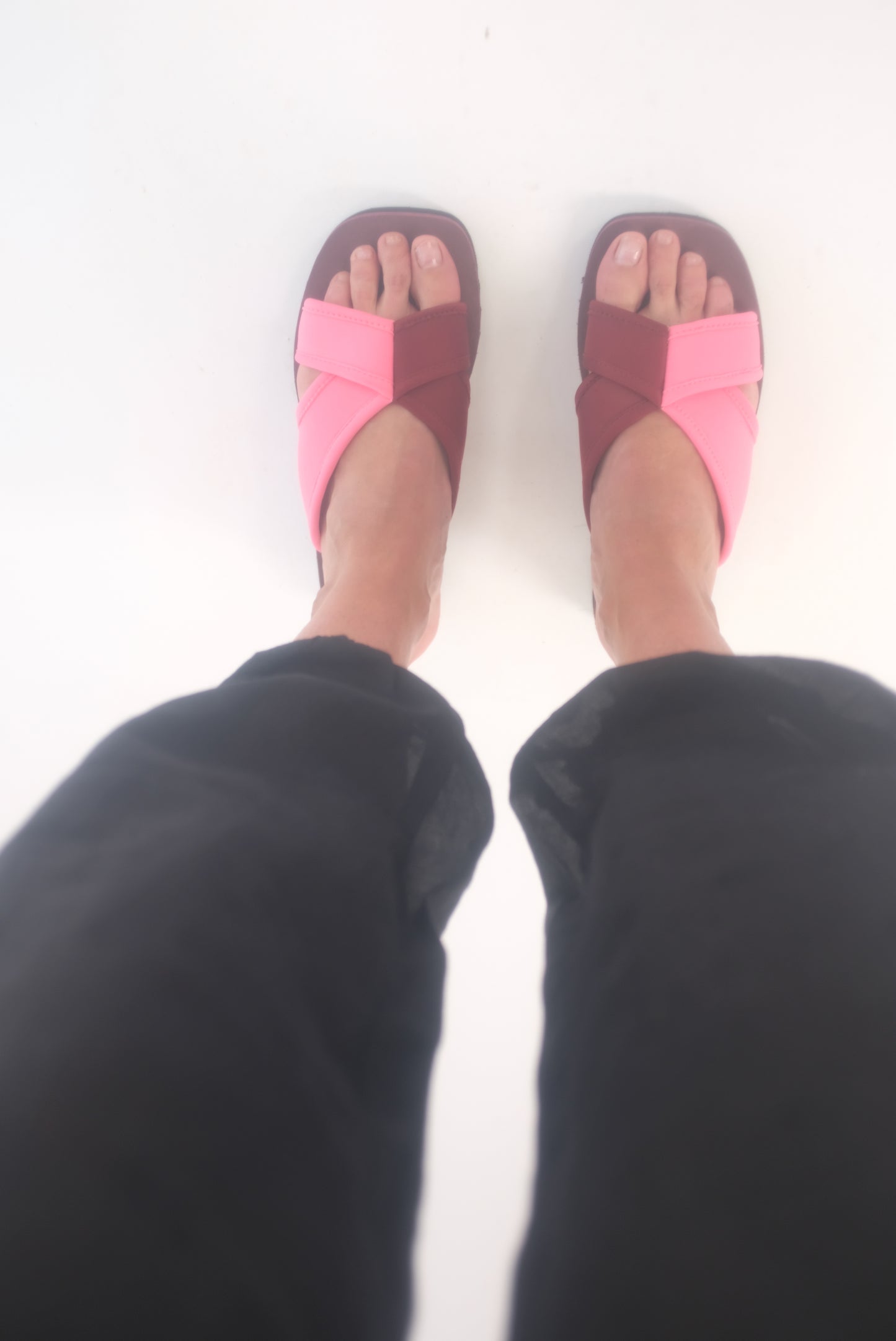 Beklina Water Sandal Slide Pink/Brick