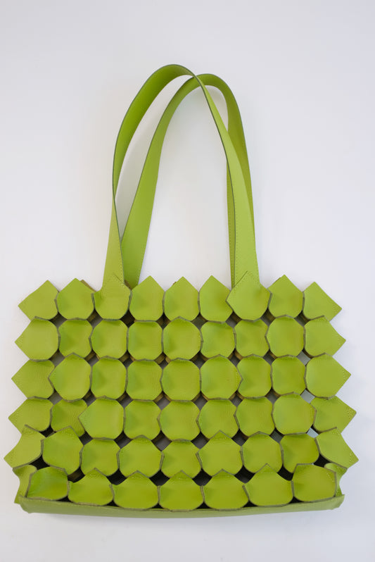 Beklina Haptic Tote Bag Lettuce