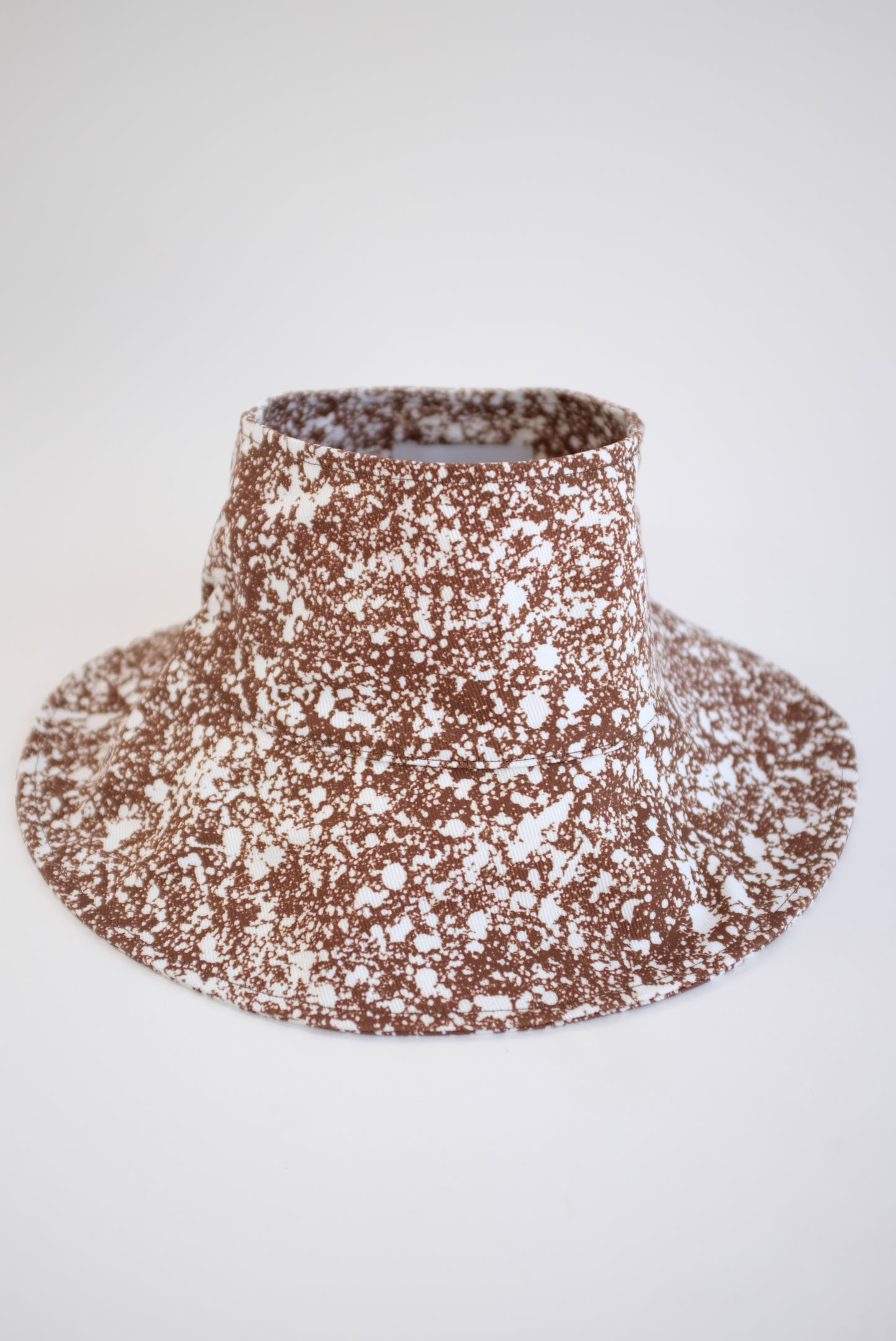 Beklina Palma Hat Splatter Brown