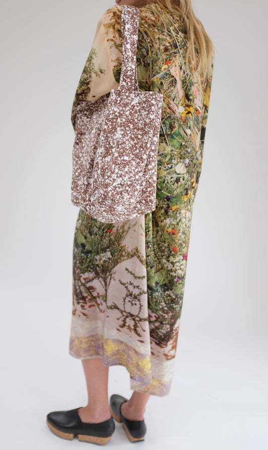 Beklina Tote Bag Cocoa Splatter