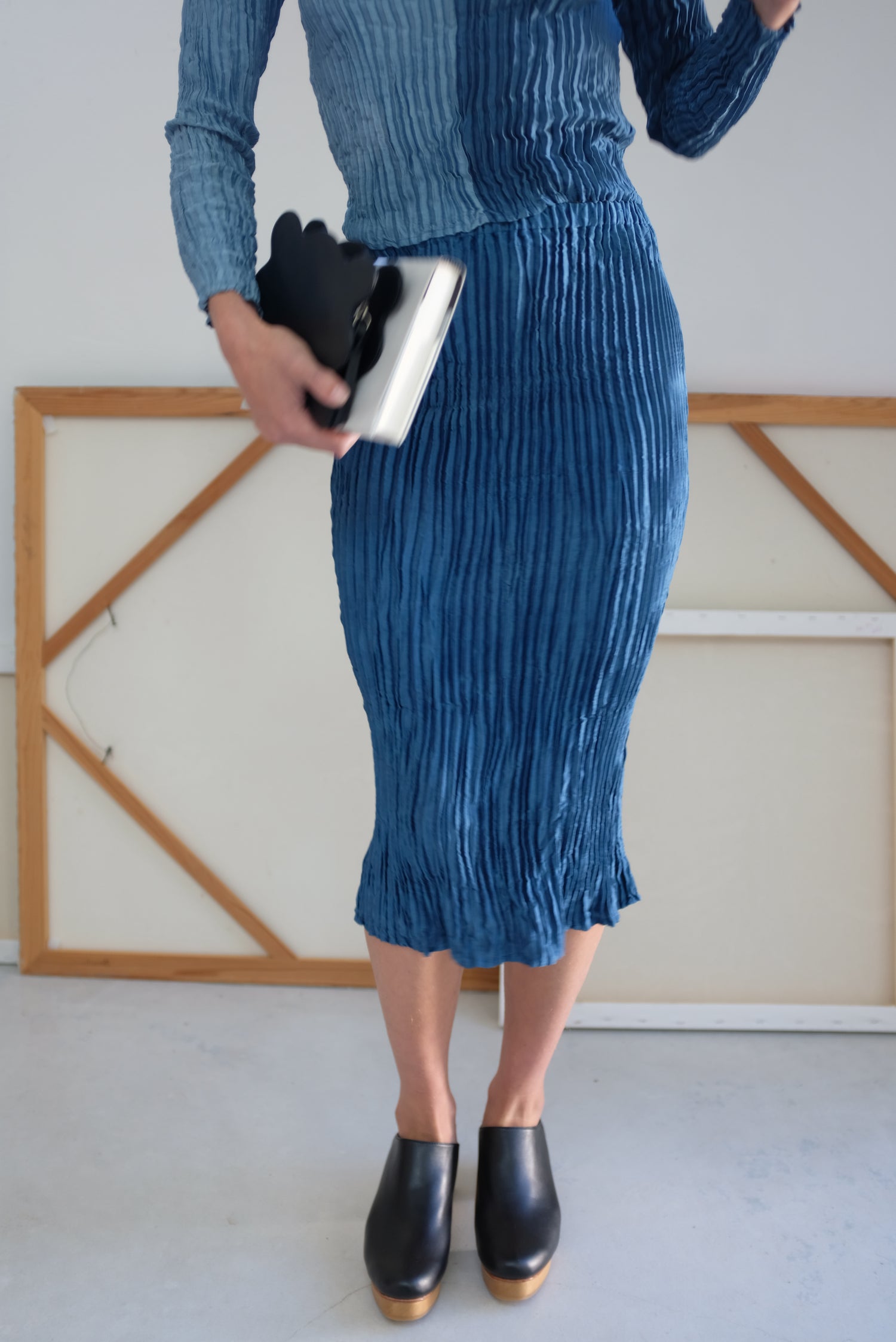 Beklina Matisse Platform Mules Black - Main Image