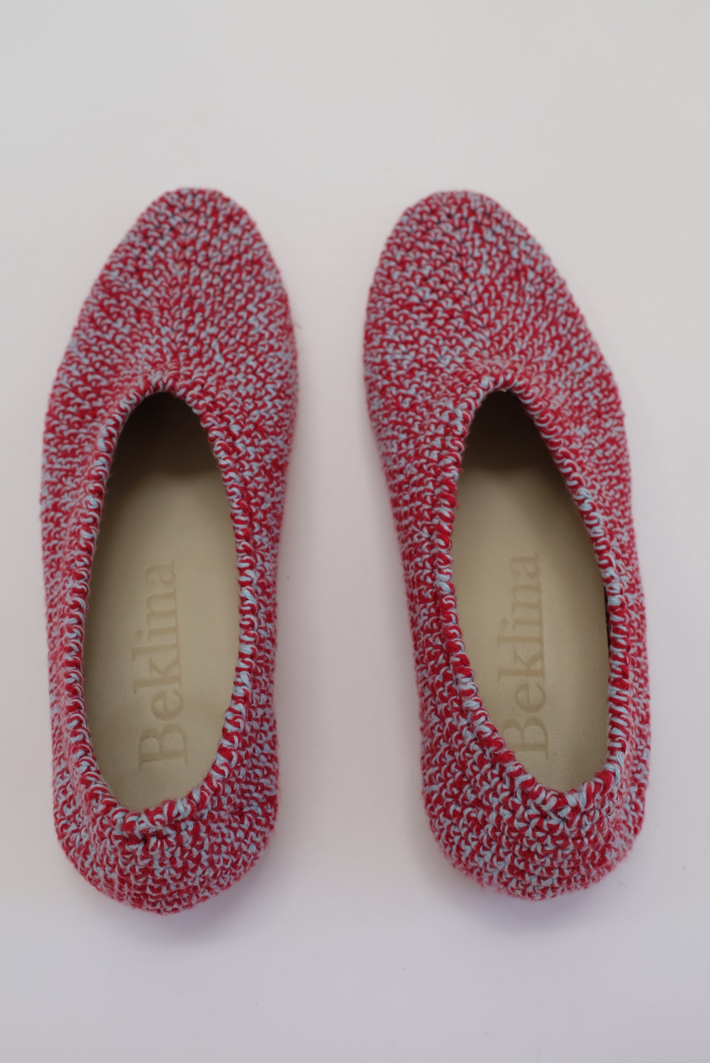  Beklina Crochet Ballet Flats Pallida/Umber