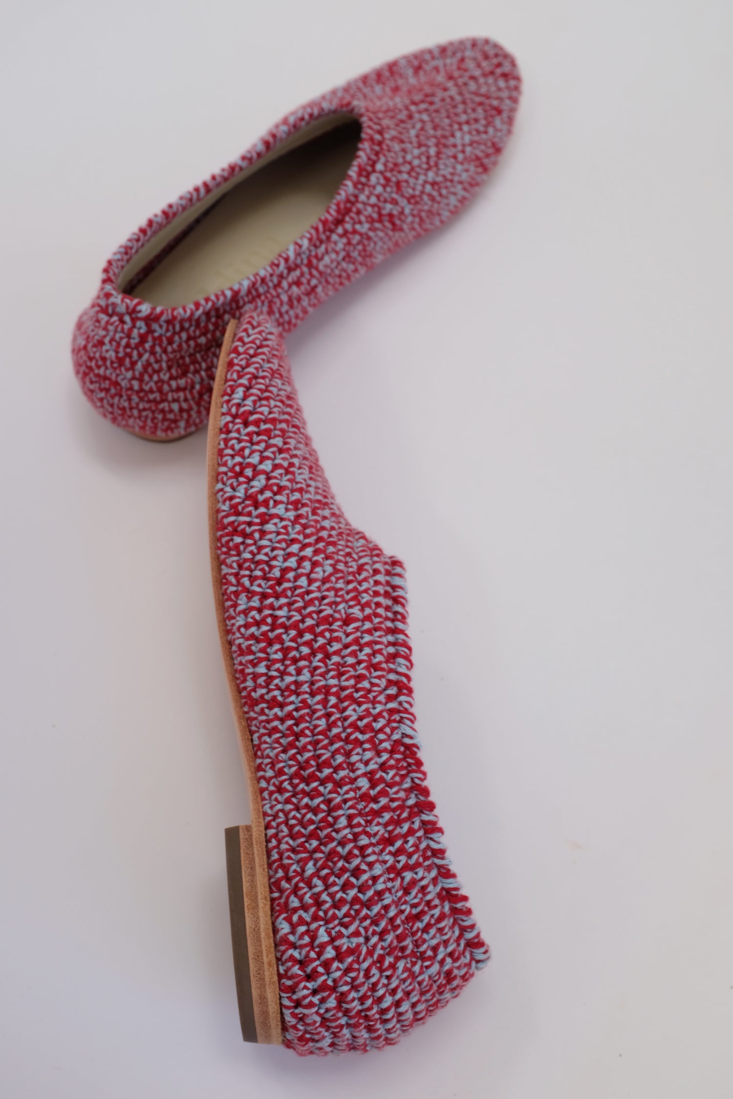 Beklina Crochet Ballet Flats Pallida/Umber