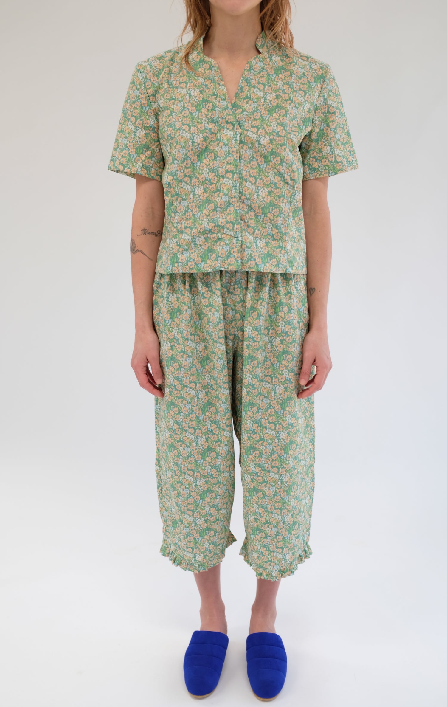 Beklina Okinawa Pajama Pant Herb Floral