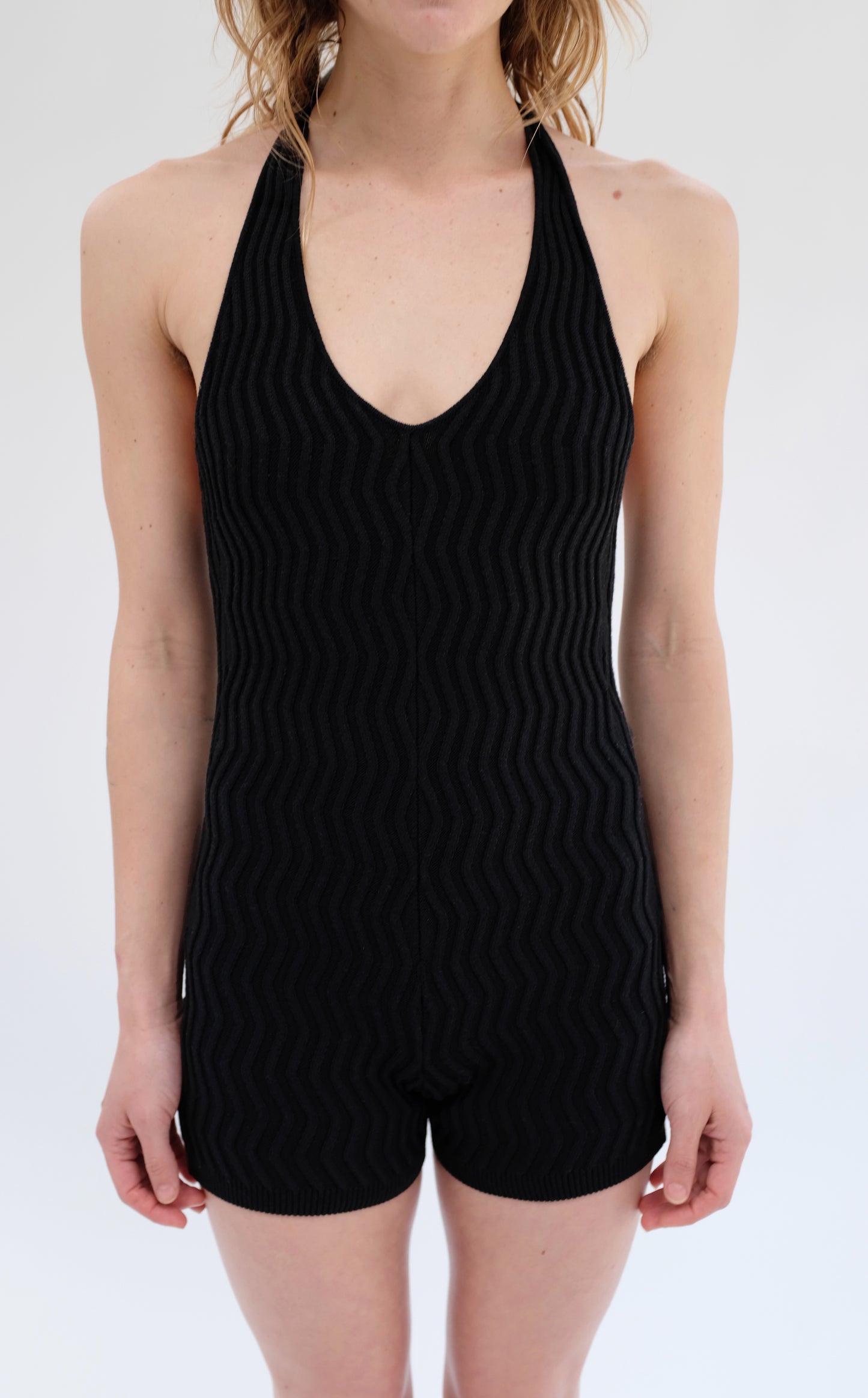 Beklina Knit Swimsuit Black
