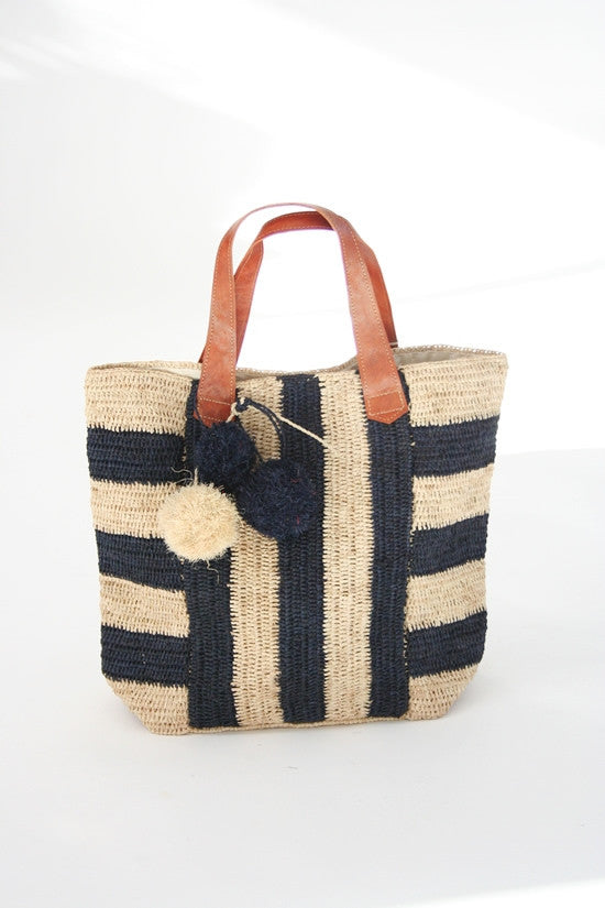 Striped Carryall Tote